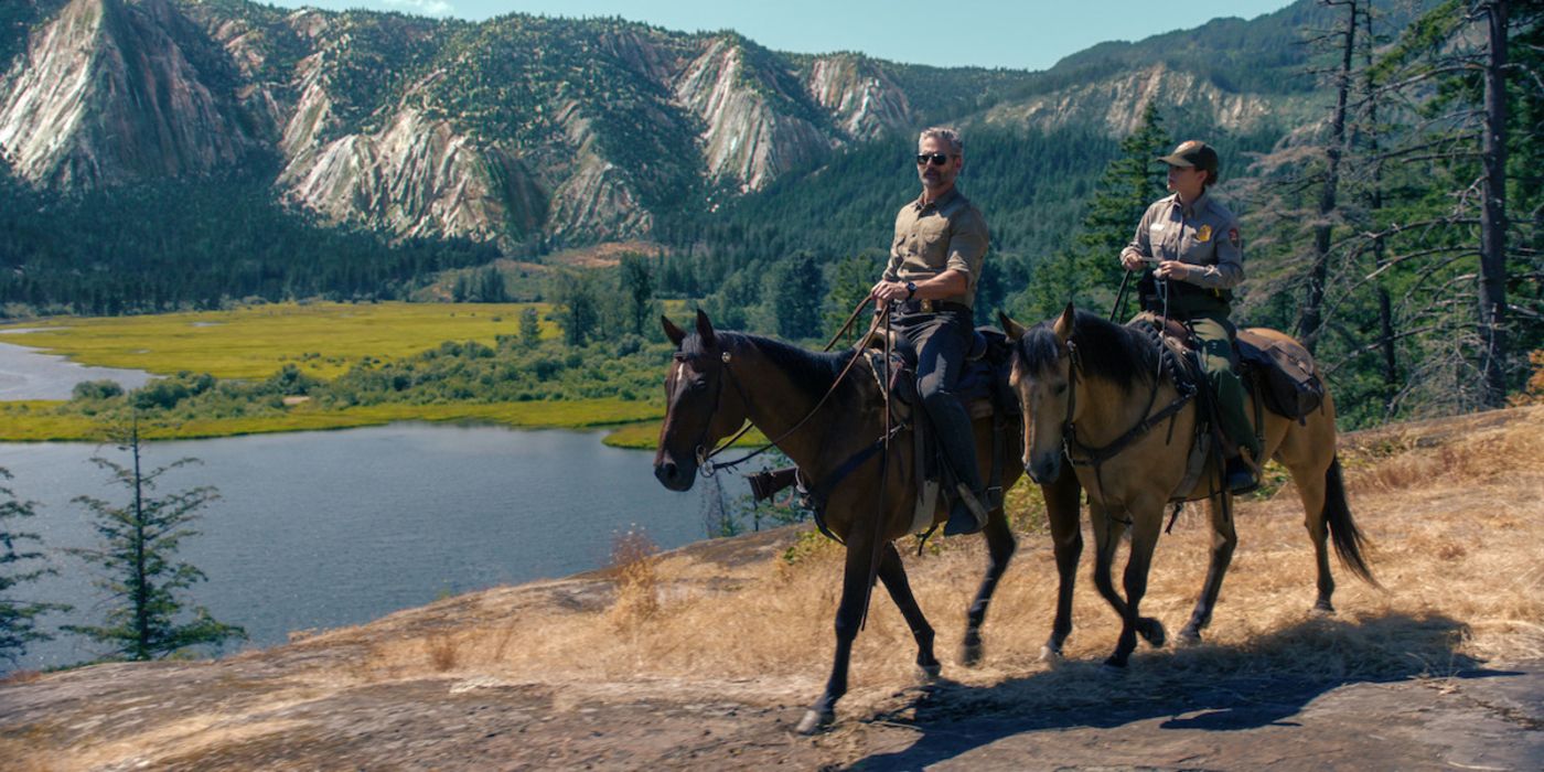 Kyle rides on horseback in Untamed