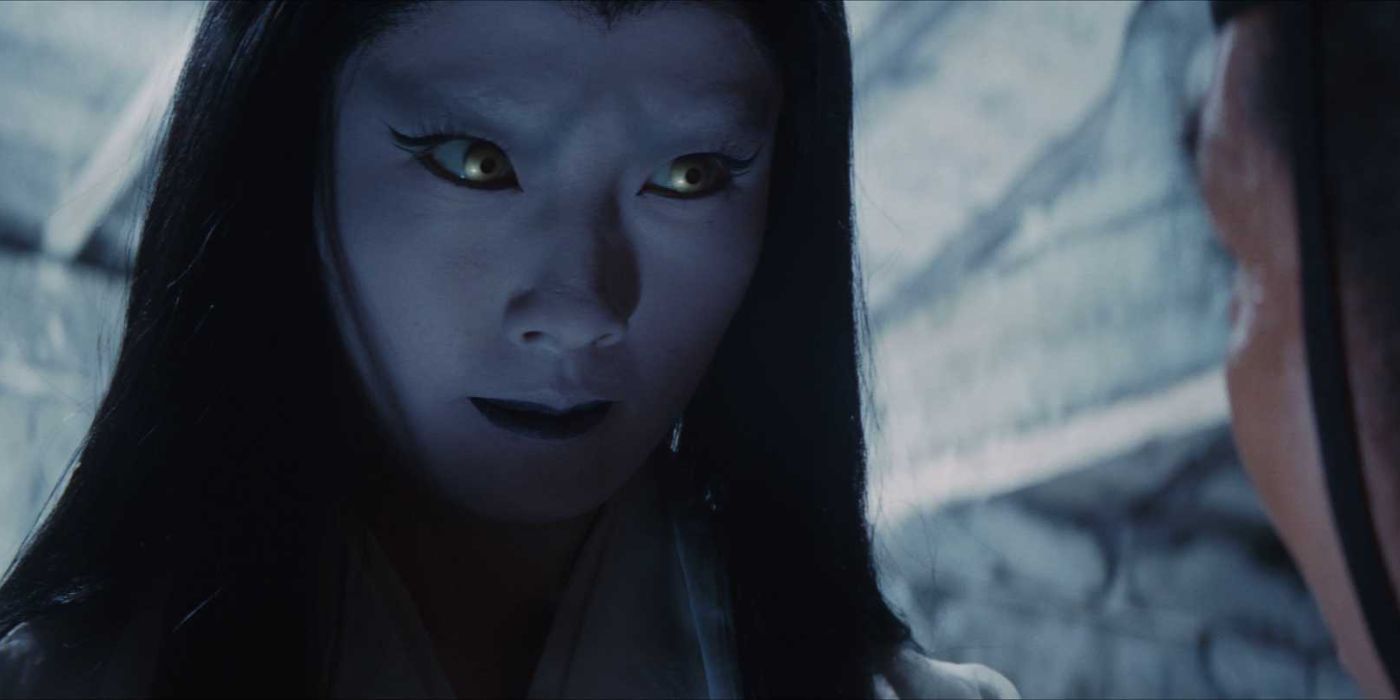 Still from the Japanese horror movie 'The Snow Woman' (1968)