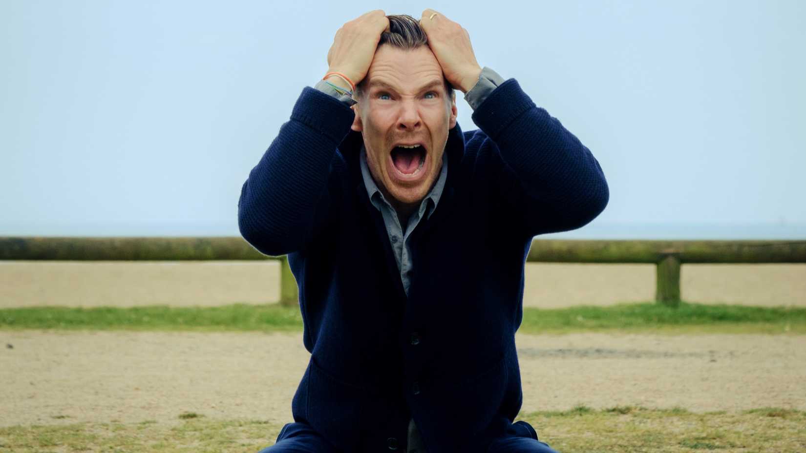 Benedict Cumberbatch is angry in The Roses