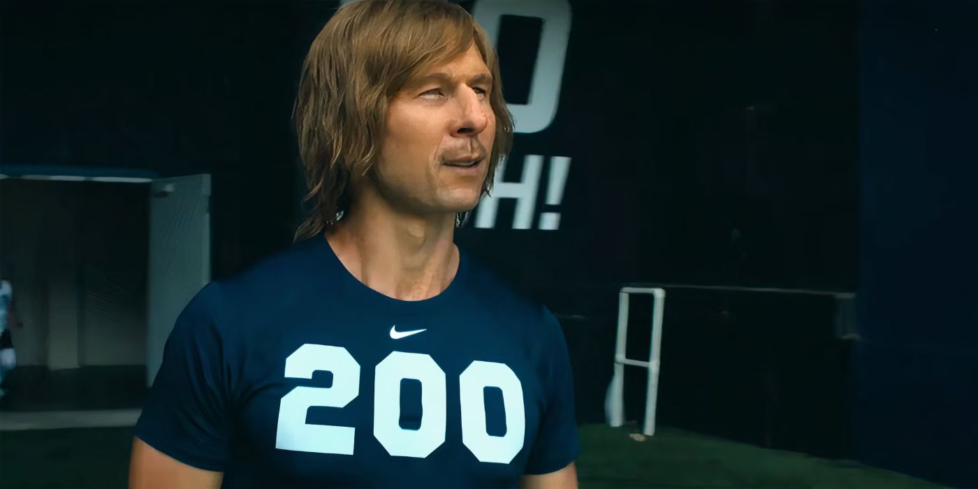 Chad wears a Nike shirt in Chad Powers