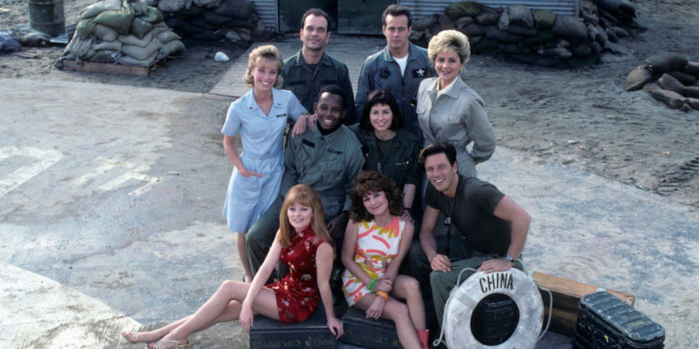 The cast of China Beach
