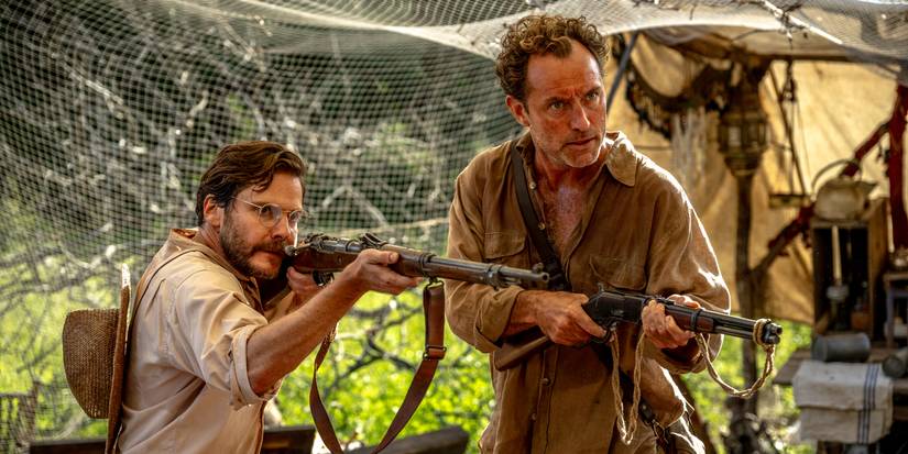 Daniel Bruhl and Jude Law in Eden