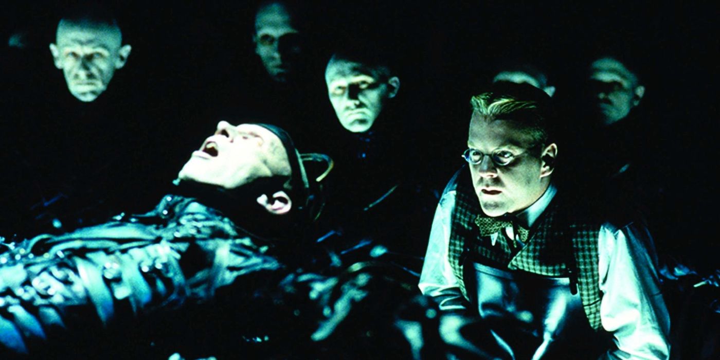 Dr. Schreber examines a stranger in Dark City