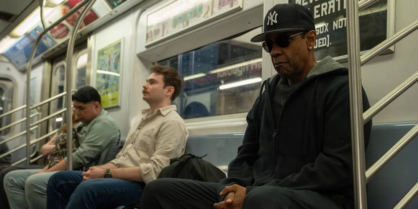 Denzel Washington rides the subway in Highest 2 Lowest