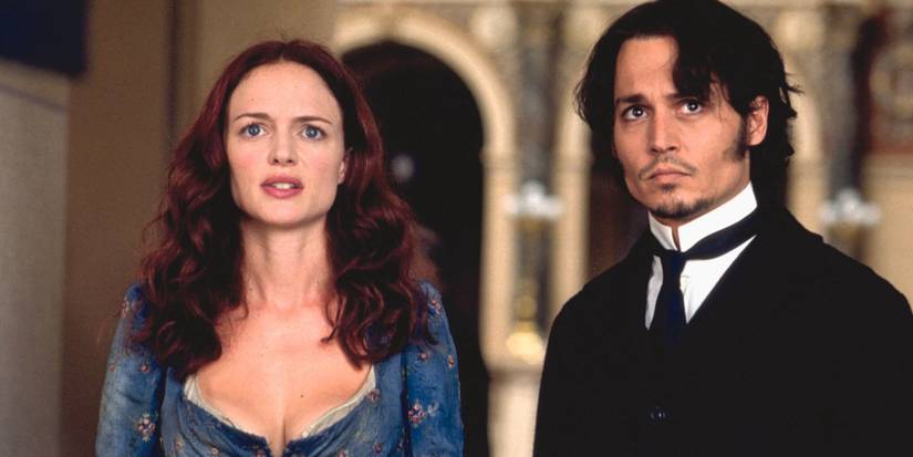Heather Graham and Johnny Depp in From Hell