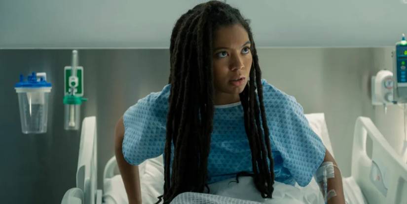 Marie sits in a hospital bed in Gen V