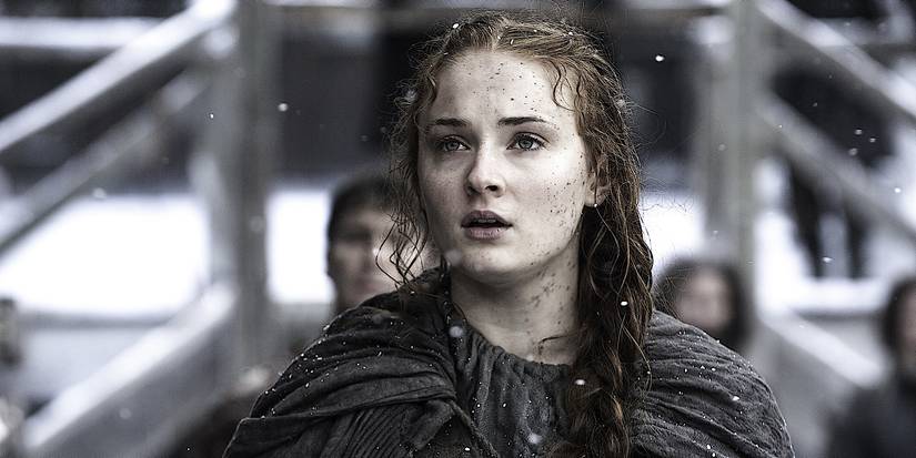 Sophie Turner as Sansa Stark in Game of Thrones