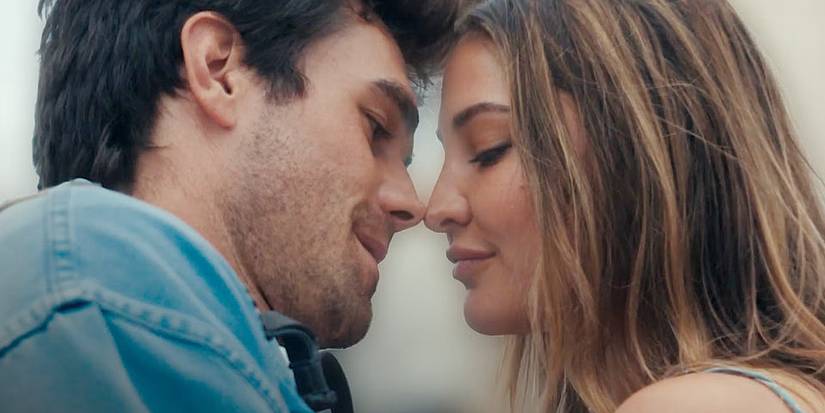 Characters Almost Kissing in Prime Video's The Map That Leads to You