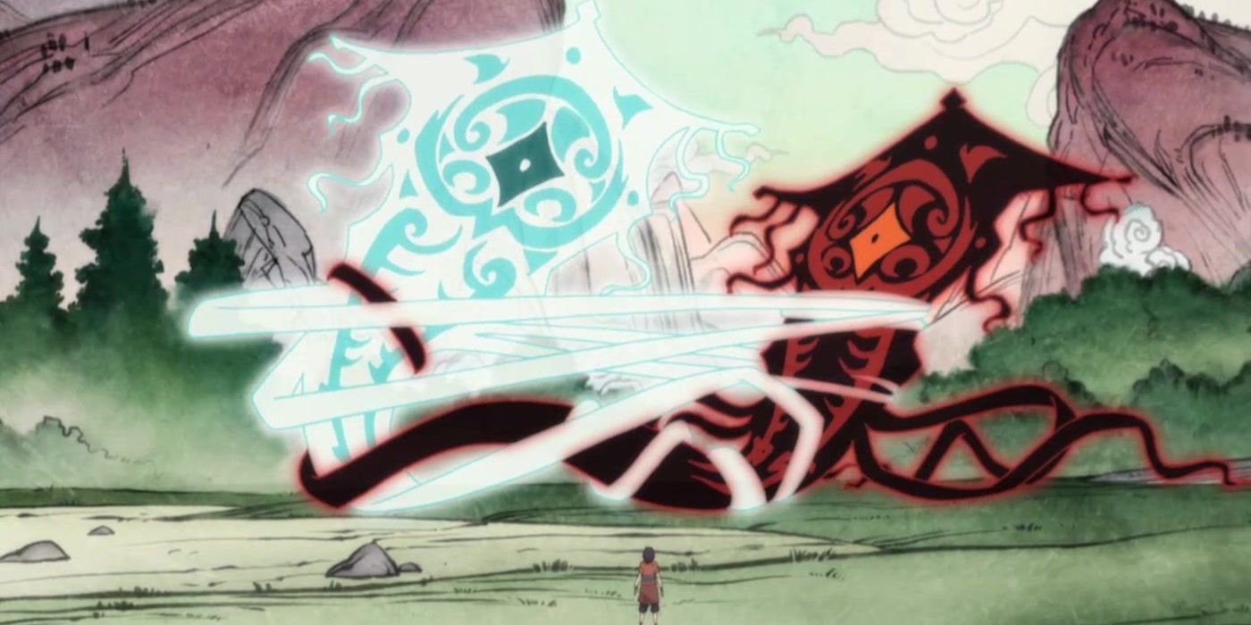 Vaatu and Raava in The Legend of Korra