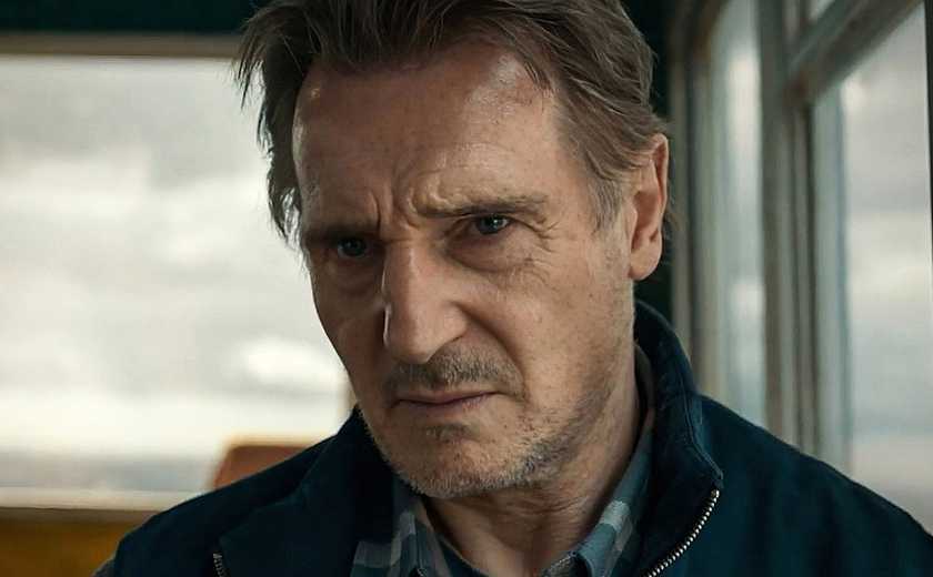 Liam Neeson in Ice Road: Vengeance.