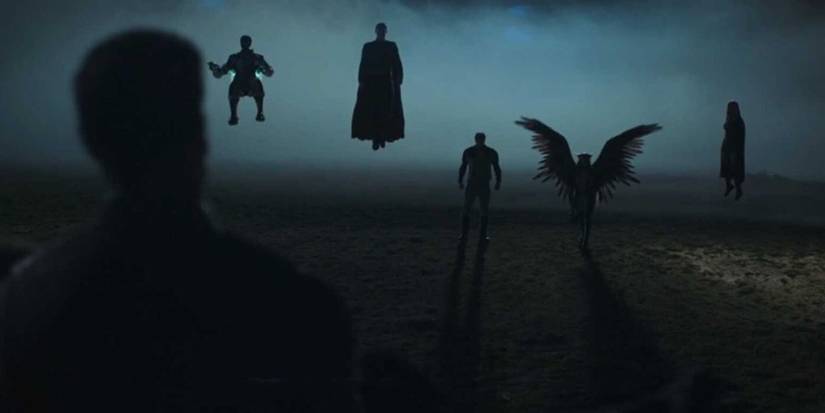 In the Peacemaker Season 2 premiere the Justice League are seen in shadow