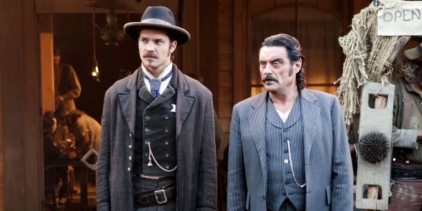 Timothy Olyphant & Ian McShane star in Deadwood