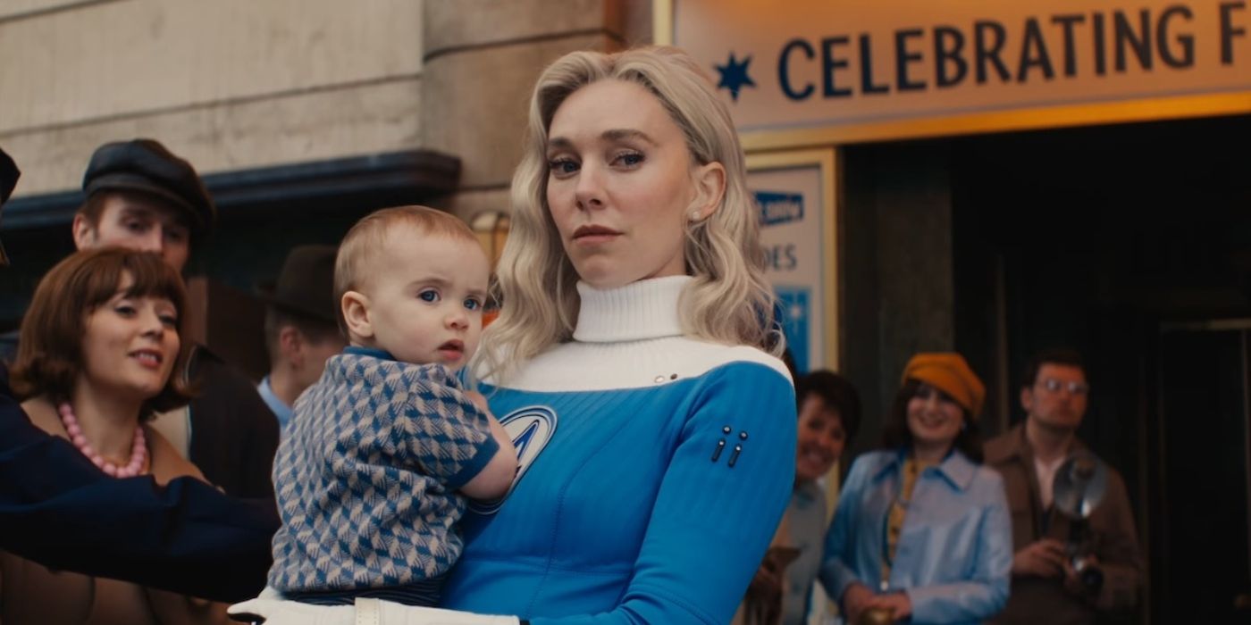 Vanessa Kirby as Sue Storm in The Fantastic Four First Steps