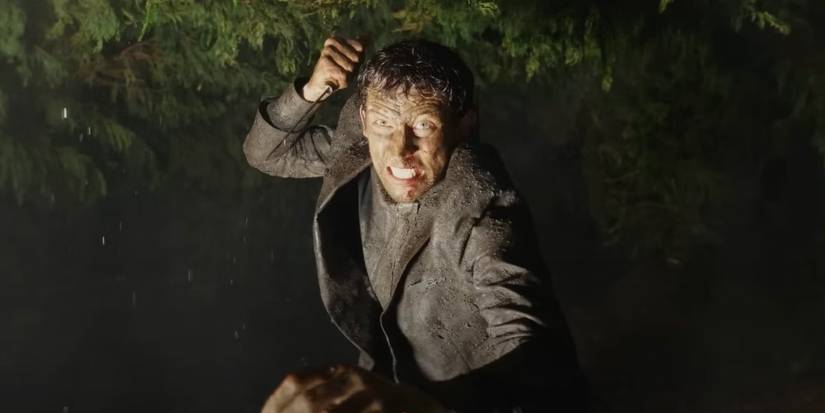 Josh O'Connor as Rev. Jud Duplenticy in Wake Up Dead Man: A Knives Out Mystery