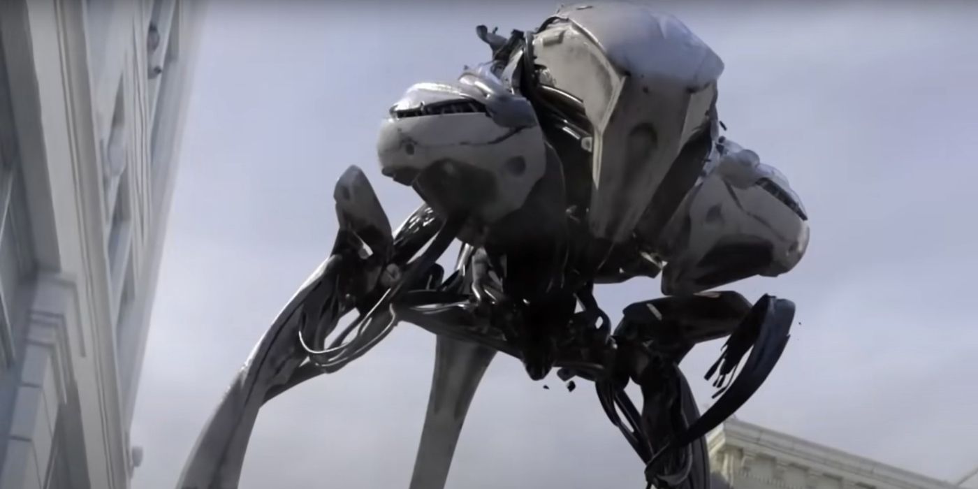 An alien tripod from Prime Video's War of the Worlds (2025)