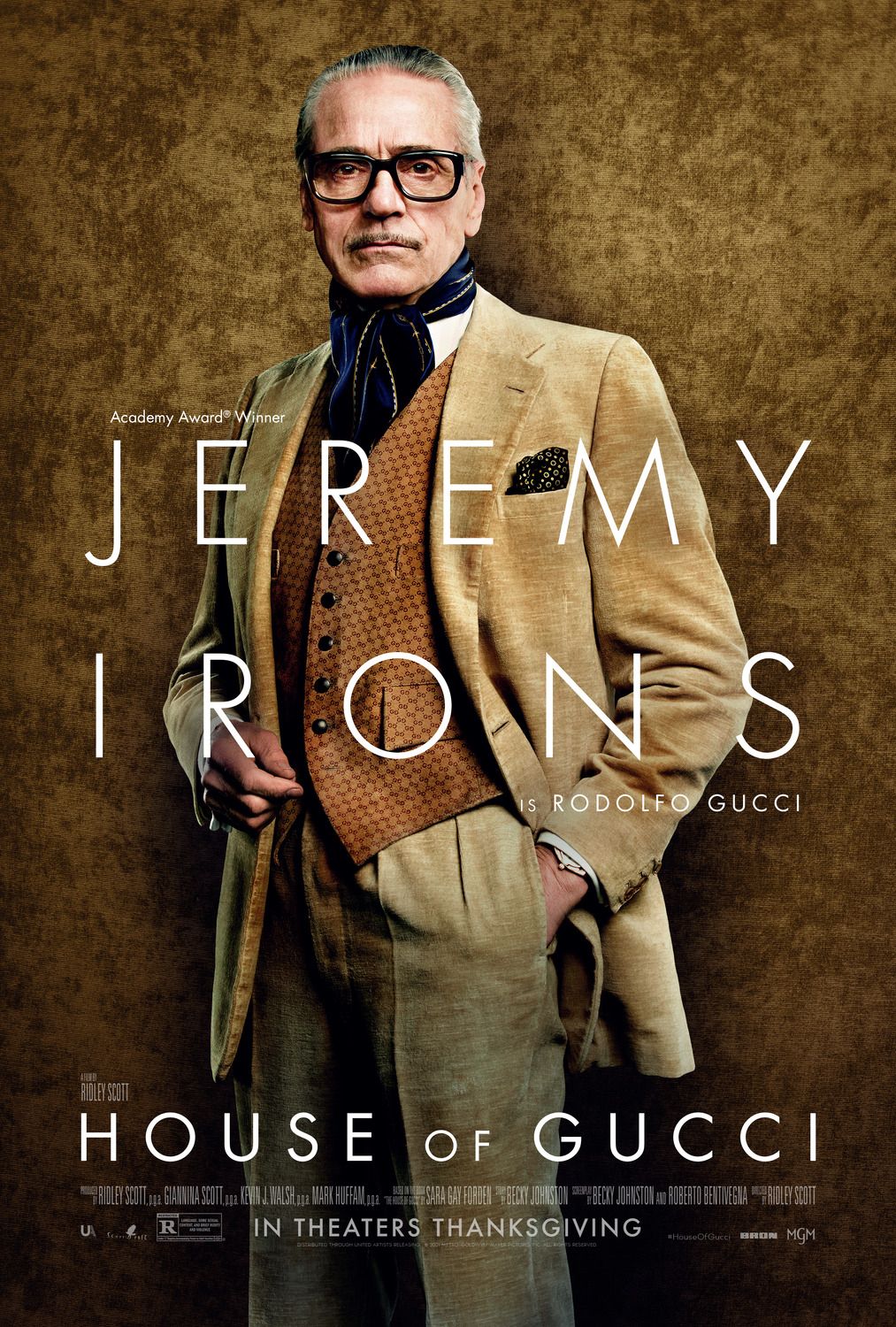 House of Gucci Jeremy Irons Poster