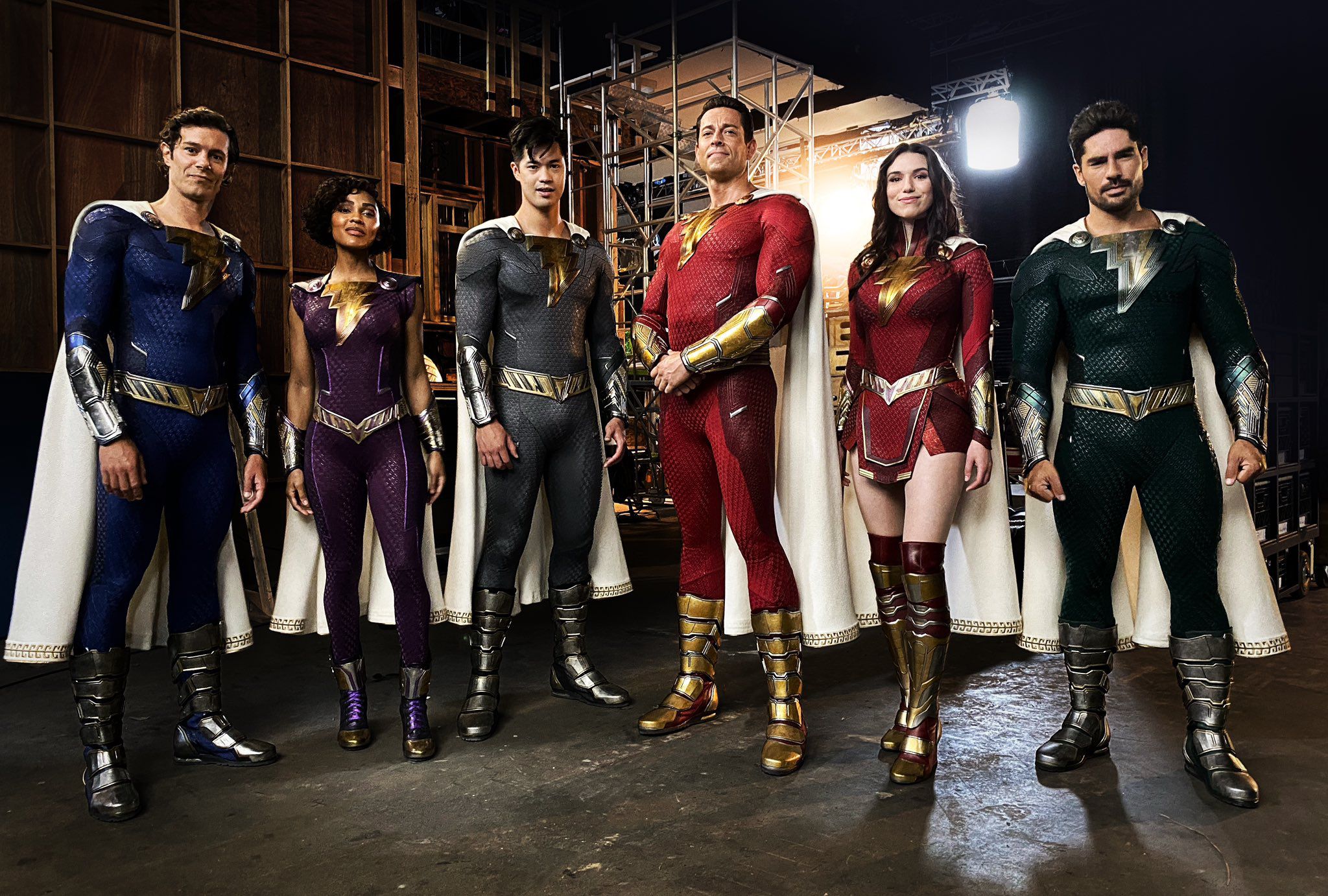 Shazam Fury of the Gods cast photo