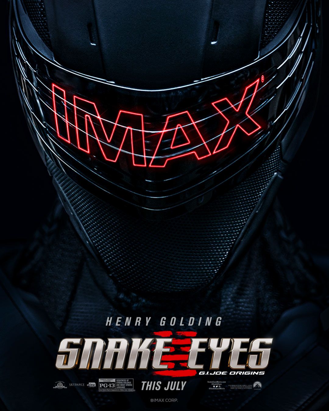 Snake Eyes IMAX Poster