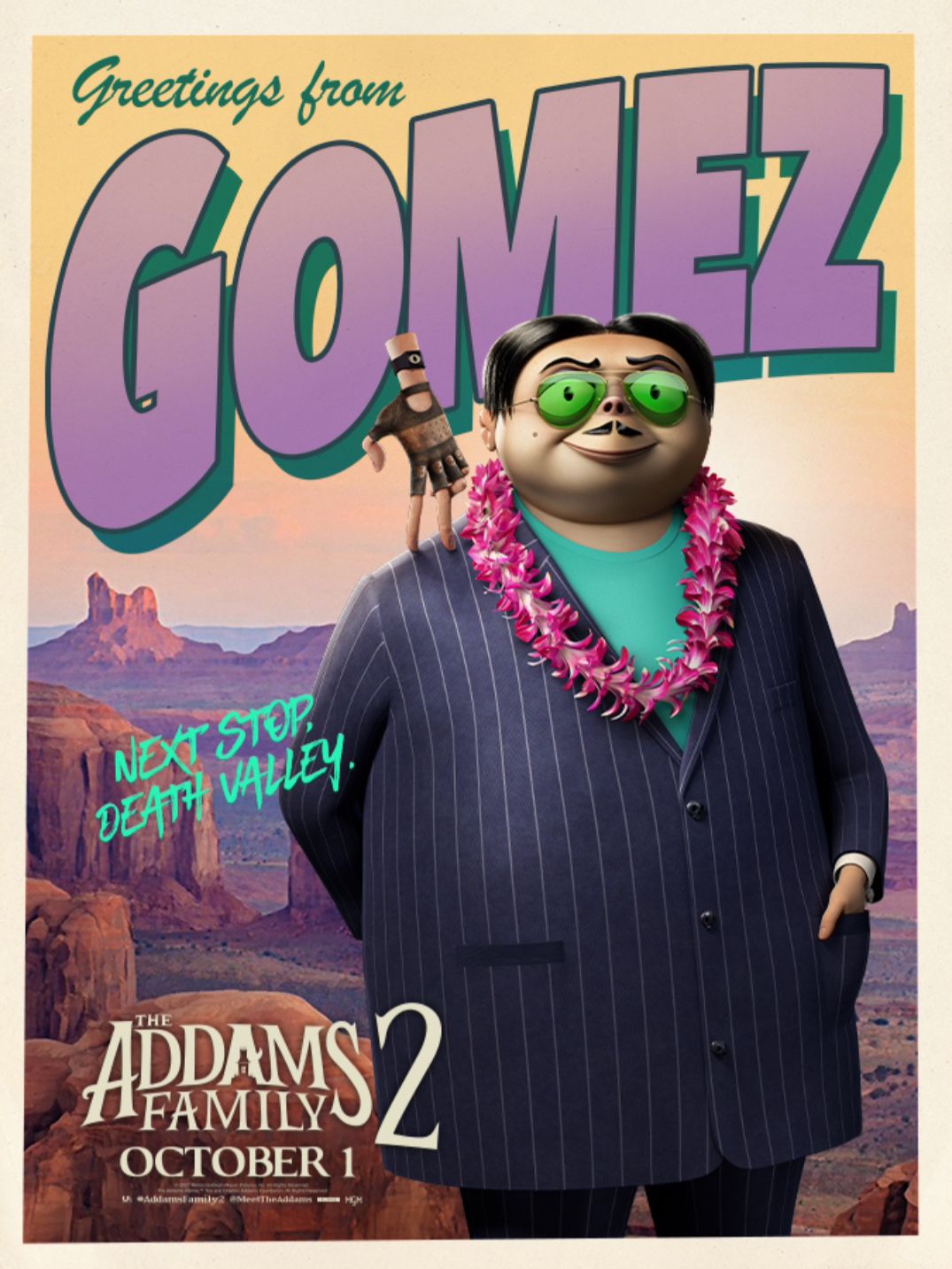 The Addams Family 2 Gomez Character Poster