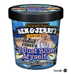 Tobias Funke gets his own Ben & Jerry's Ice Cream flavor{10} also offered this small update on his proposed {11} film and TV adaptation.
