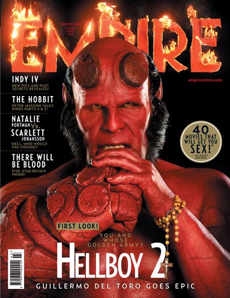Hellboy 2 on the Cover of Empire Magazine