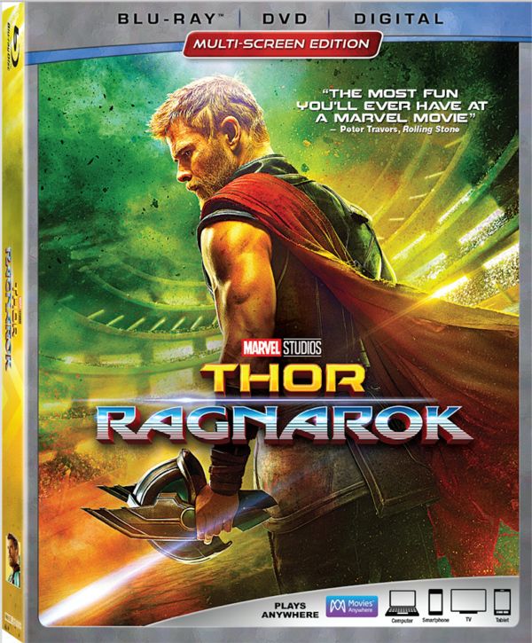 Thor: Ragnarok Blu-ray 4K Artwork