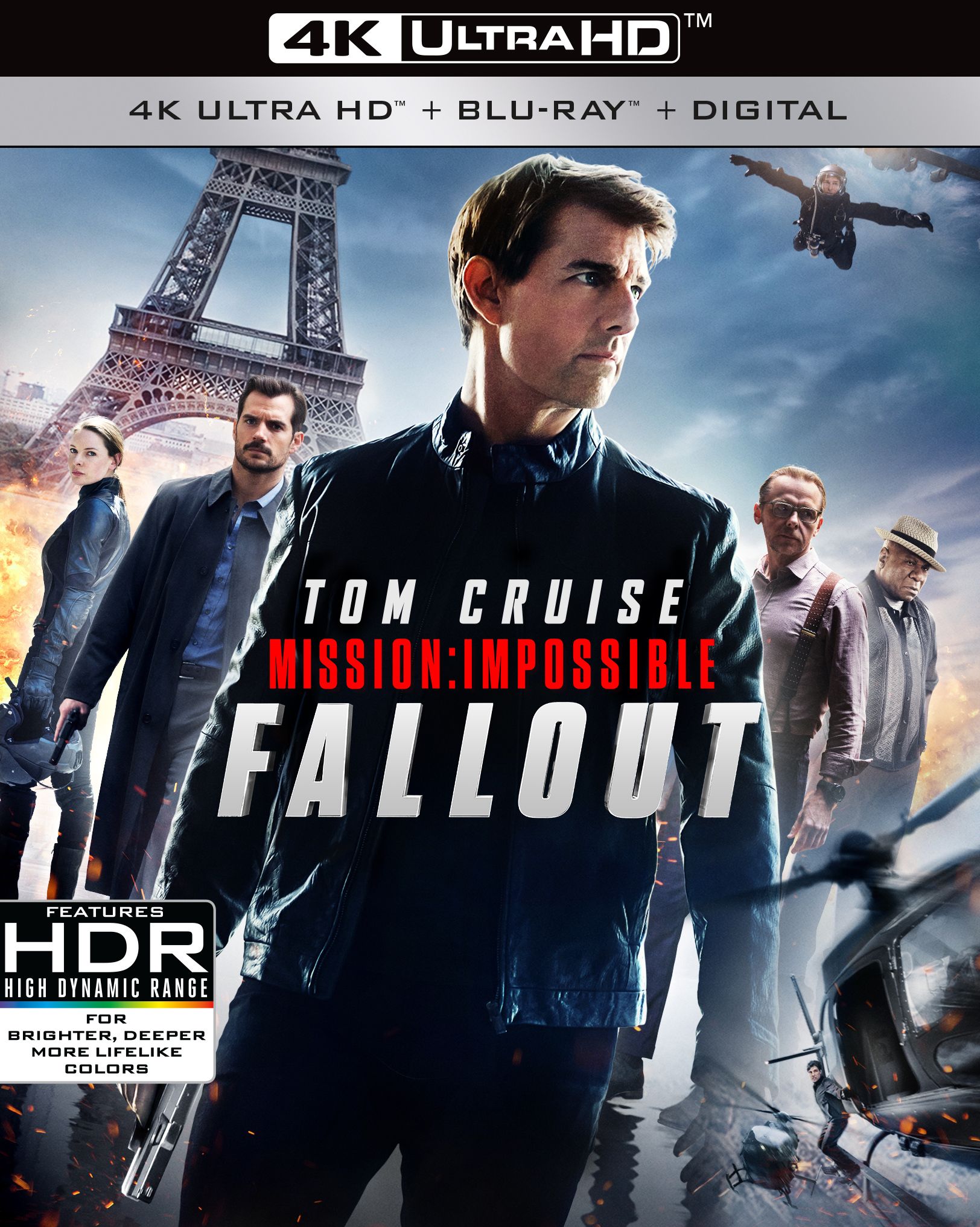Mission Impossible 6 Fallout 4K Ultra HD Cover