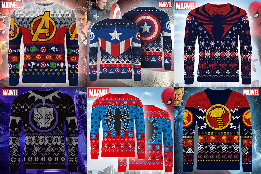 Marvel Ugly Christmas Sweaters