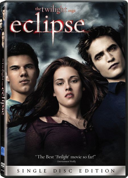 The Twilight Saga: Eclipse two-disc DVD artwork