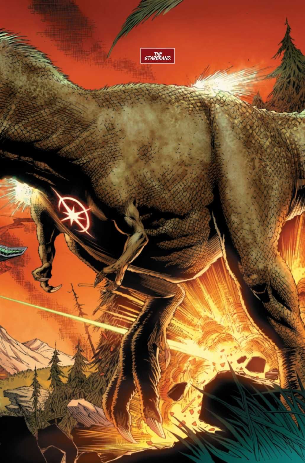 Avengers Comic T-Rex Starbrand Dinosaur image #4