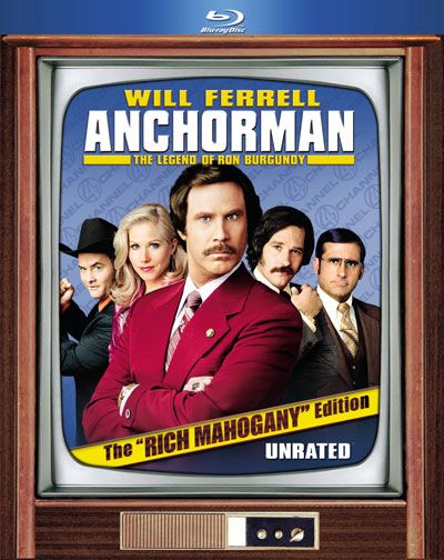 Anchorman: The Legend of Ron Burgundy Blu-ray artwork