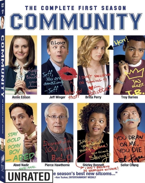 Community: The Complete First Season DVD artwork