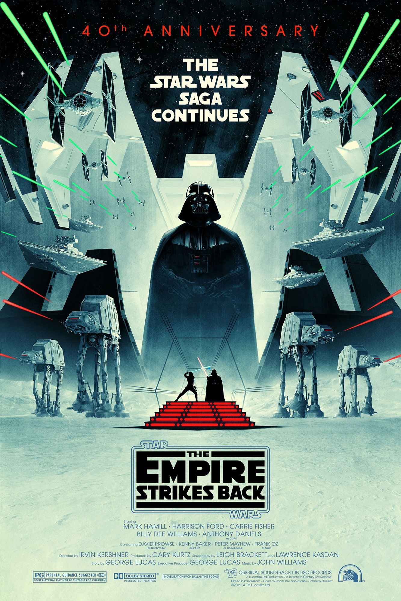 The Empire Srikes Back 40th Anniversary Poster