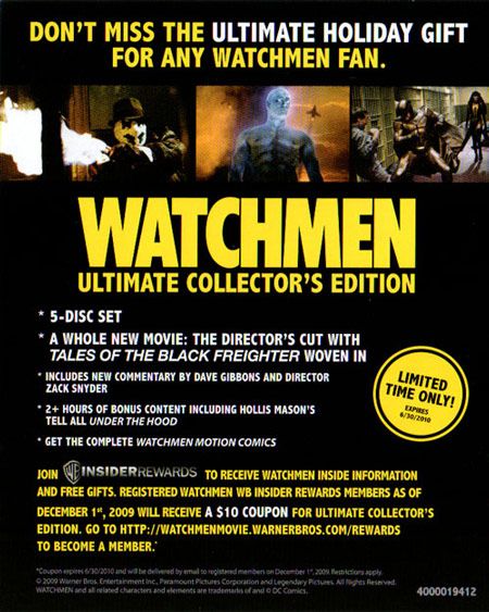 Watchmen Ultimate Collector's Edition DVD