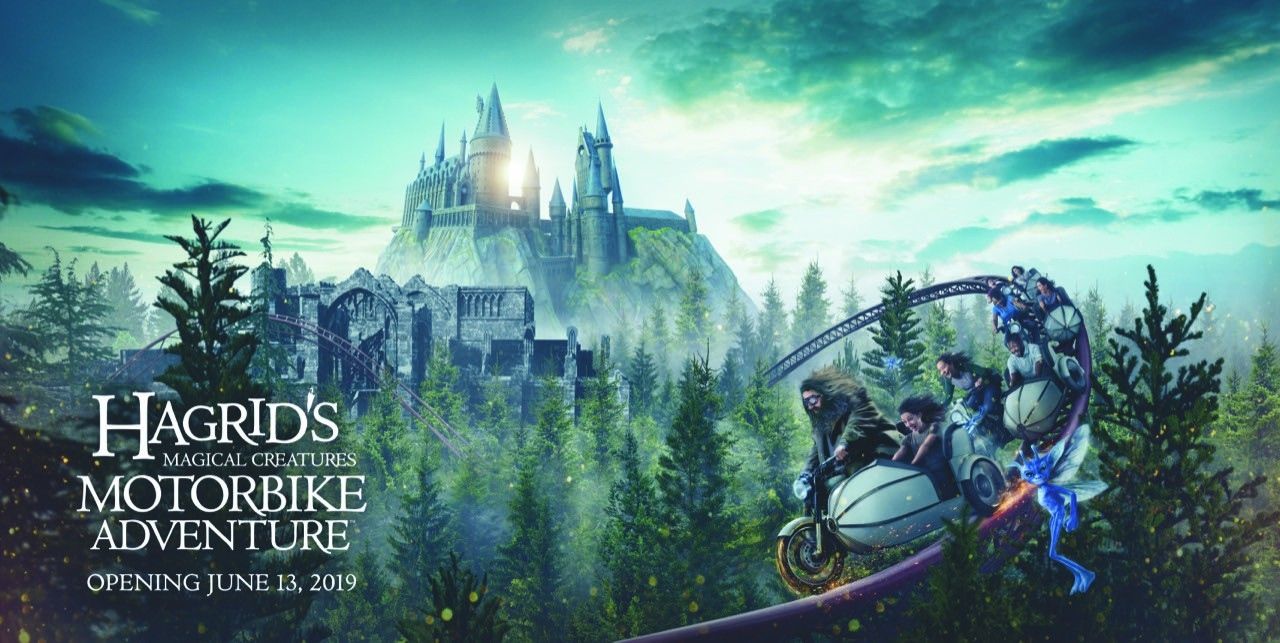 Hagrid's Magical Creature Motorbike Ride