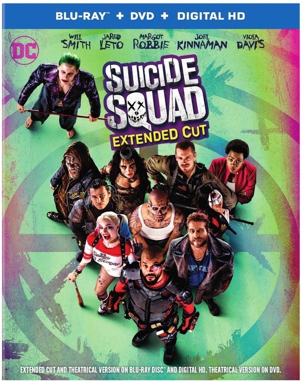 Suicide Squad Blu-ray Artwork