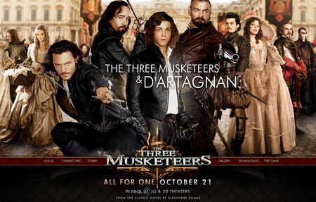 The Three Musketeers Website Launches