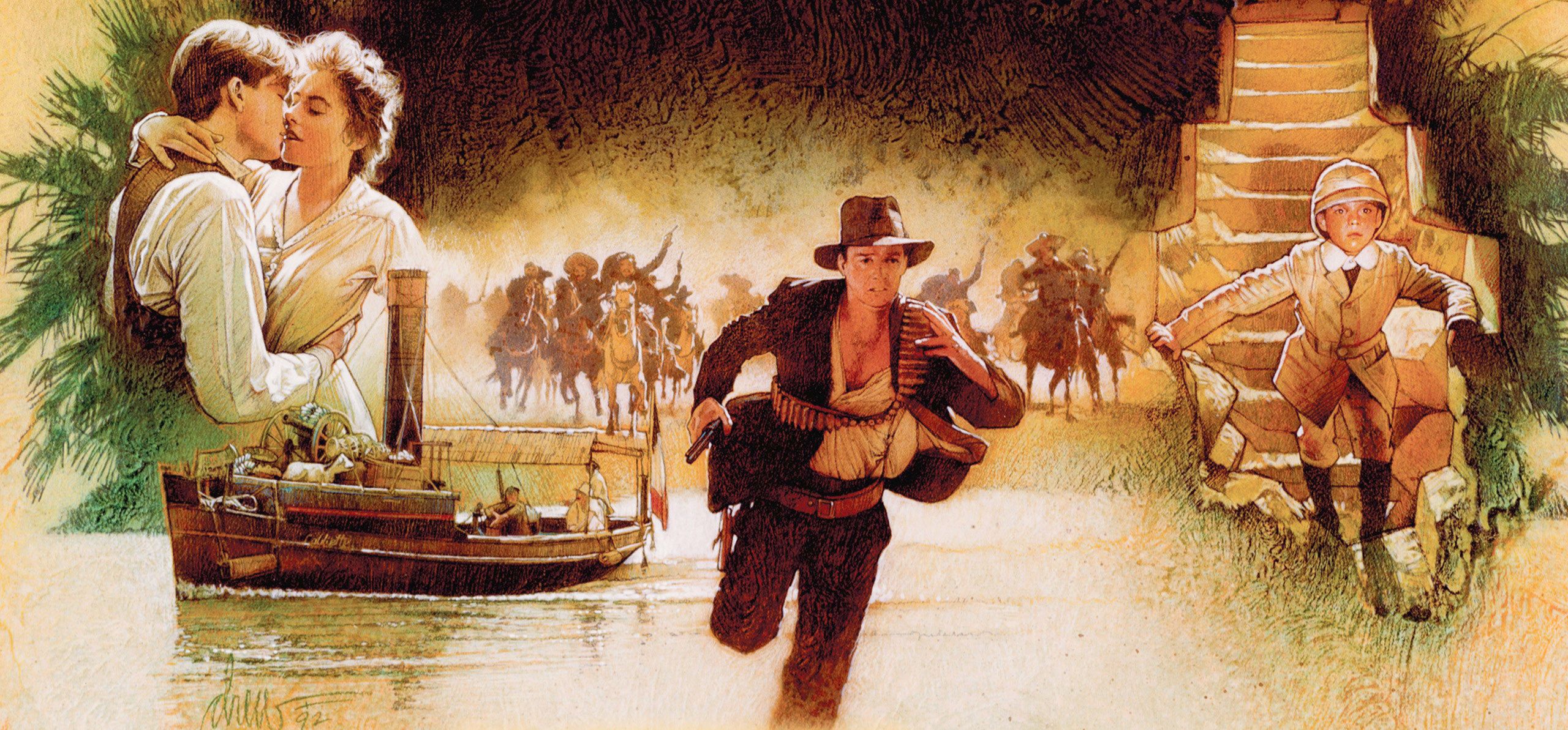 Young Indiana Jones Poster
