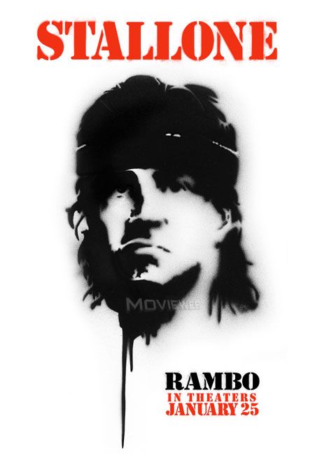 John Rambo Outdoor Poster