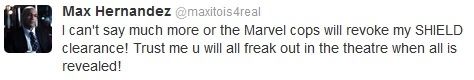 Captain America: Winter Soldier Tweet #1