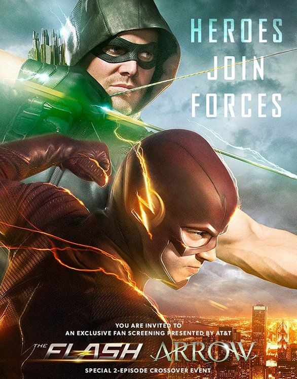 Arrow Flash Crossover Poster