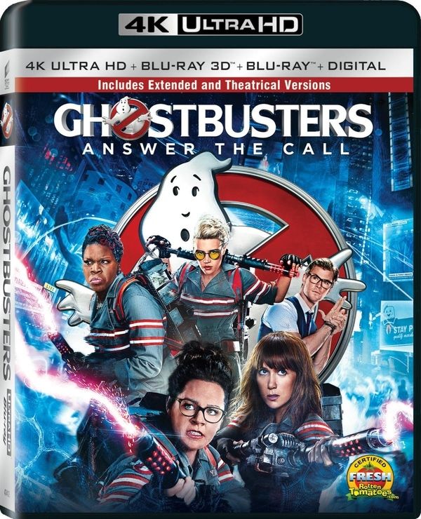 Ghostbusters Blu-ray 4K Artwork
