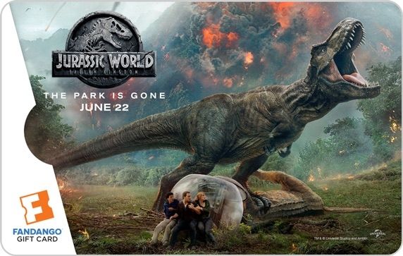 Jurassic World 2 Gift Card #1