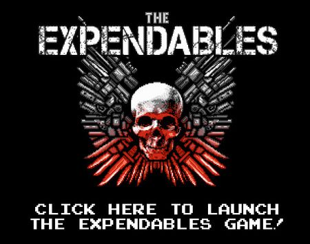 Play the Expendables 8-Bit Game