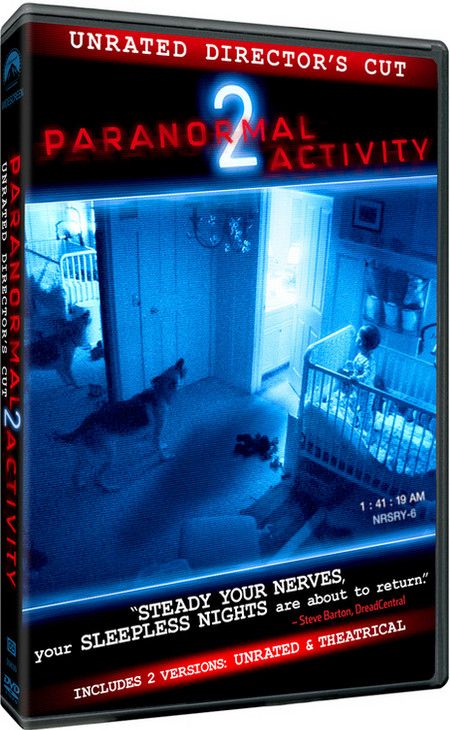 Paranormal Activity 2 Blu-ray artwork
