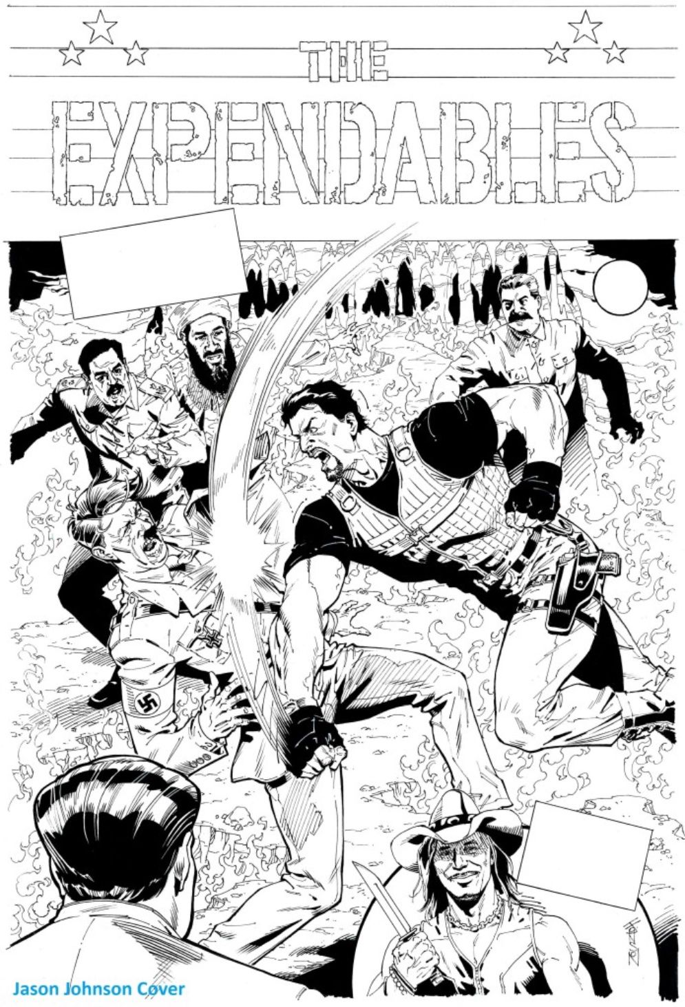 The Expendables Go To Hell Graphic Novel Cover 1