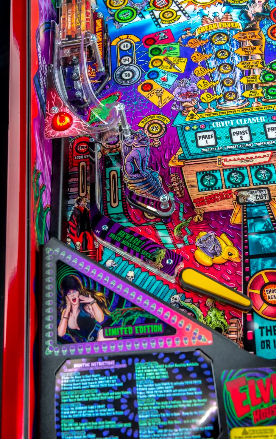 Elvira's House of Horrors Pinball machine by Stern #19