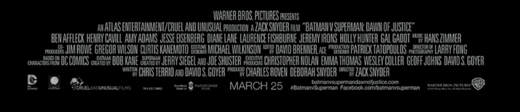 Batman V Superman cast