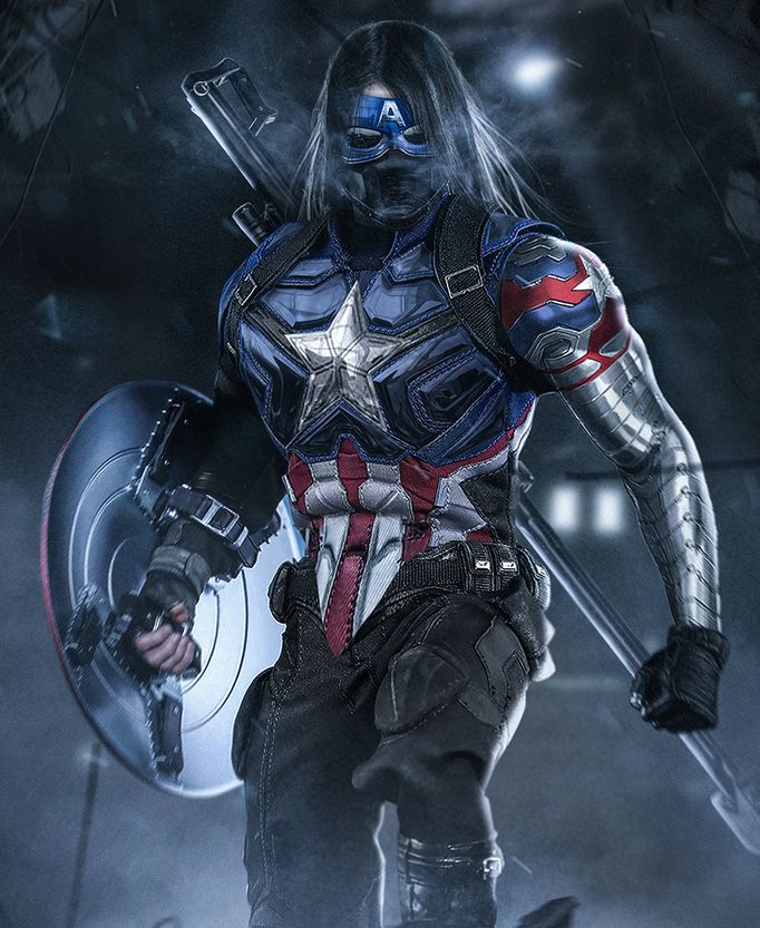 Bucky Barnes as Captain America 3