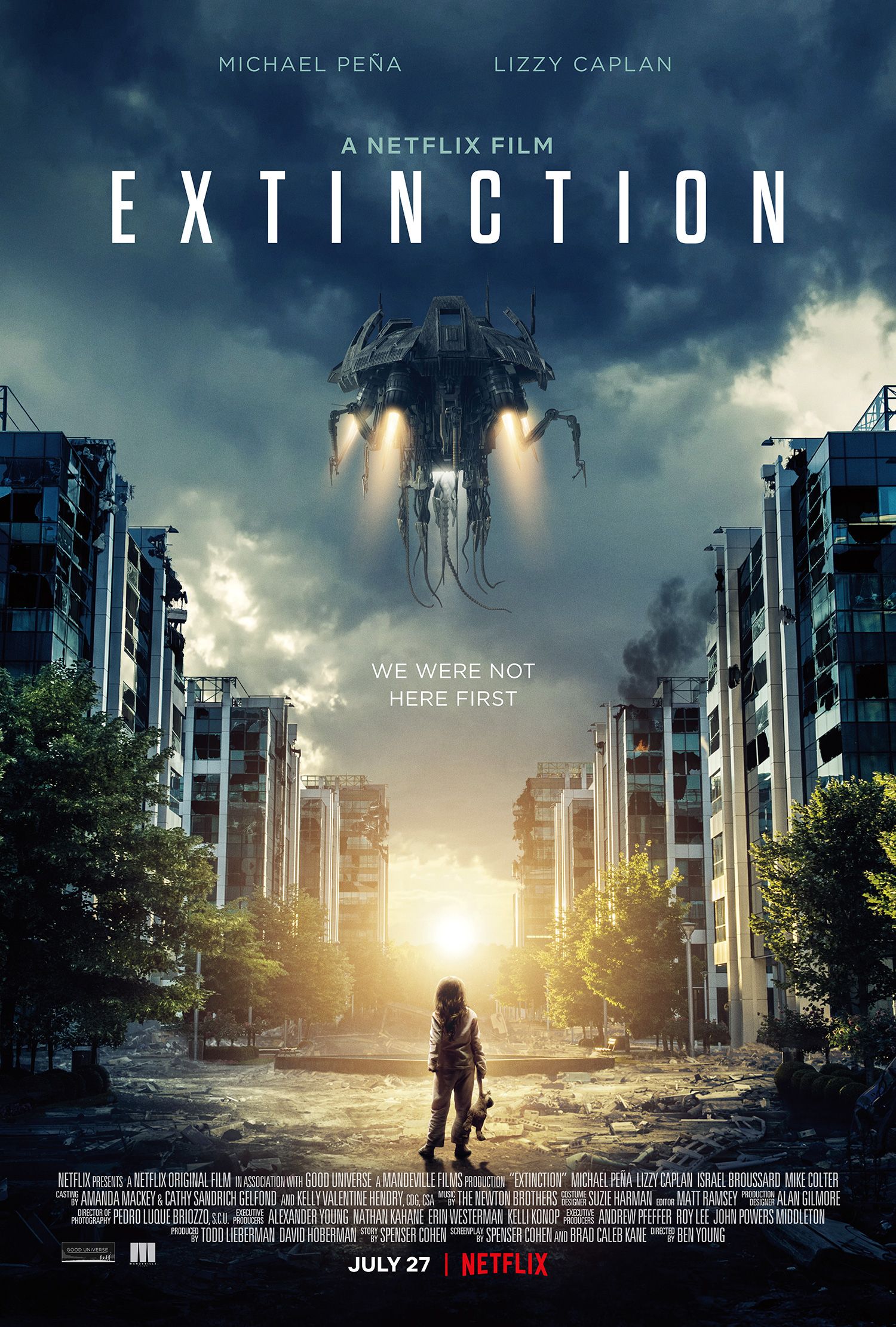 Extinction poster Netflix